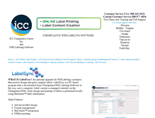 Tablet Screenshot of ghslabelingsoftware.com